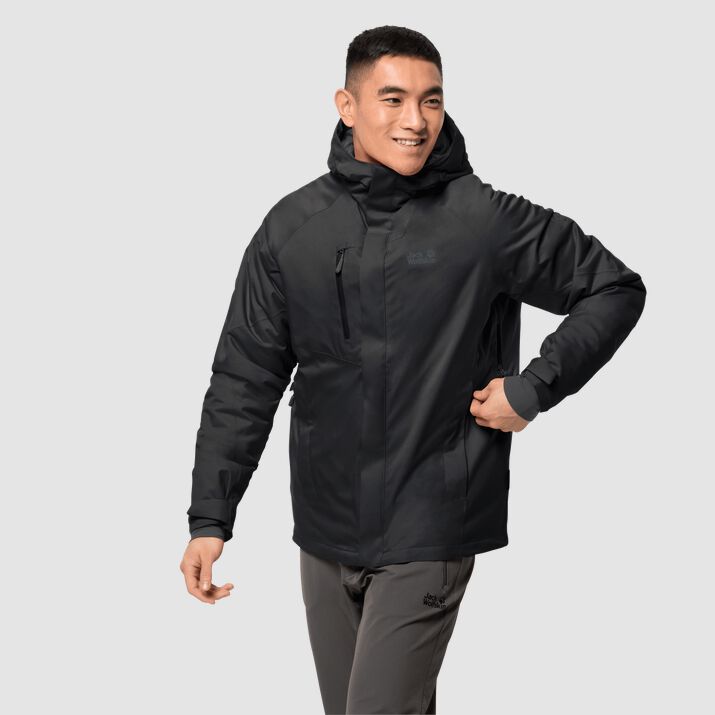 Jack Wolfskin Mens Troposphere Winter Jacket Black 012756ODG